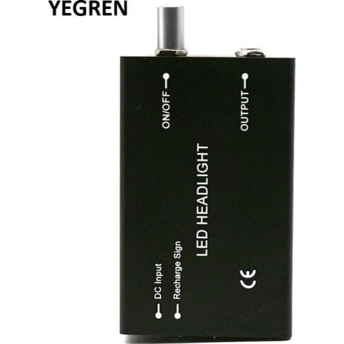 1800mAh Rechargeable Lithium Battery 3.7V Dental Loupe Headlight Li-ion Battery with Charger EU UK AU US Plug AC100-240V