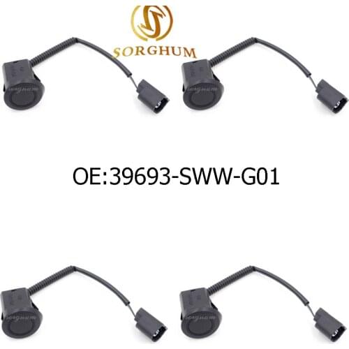 4PCS Rear Centre Parking Sensor 39693-SWW-G01 Reverse PDC Sensor Aid H4H7 For HONDA CRV 2007-2012