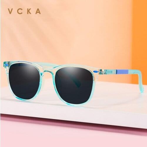 VCKA Child Fashion TR90 Resin Frame Material Childrens Glasses For Boys And Girls Polarized Goggles UV400 Eyewear