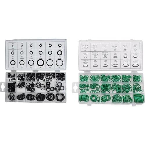 HNBR A/C System Air Conditioning O-Ring Seals Set Tool - 225/270 Pieces Kit High Quality