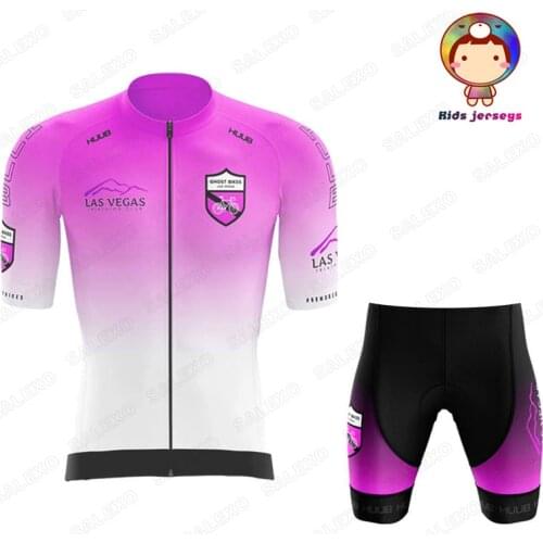HUUB child Cycling Jersey Boy Girl Bike Team Bicycle short sleeves Shorts kids sports Cycling Clothing Road Maillot Ciclismo
