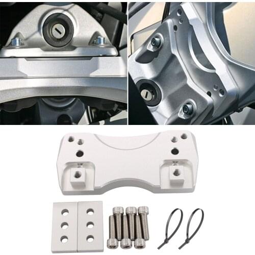 Aluminum Handlebar Risers Kit for BMW K1200GT 2005-2008 30mm Rearward