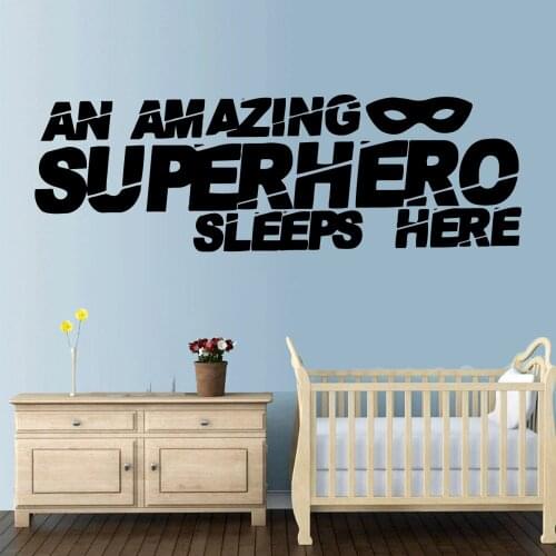 Cartoon Style superhero Wall Sticker Pvc Wall Art Stickers Modern Fashion Wallsticker Living Room Children Room Mural Poster