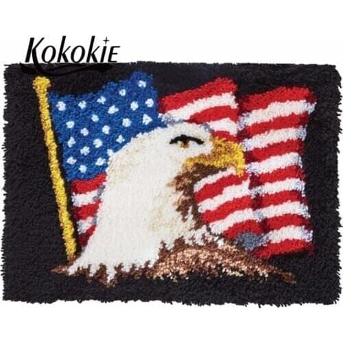 DIY latch hook kits rug carpet embroidery diy tapijt cross stitch kits embroidery needlework sets cushion Crocheting