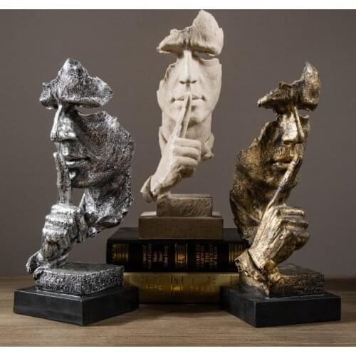 NO SPEAKING OFFICE DECORATION SCULPTURE TV CABINET DISPLAY FURNISHINGS HOME DECORATION ORNAMENTS SHOP SHOWCASE DECOR ARTWARE