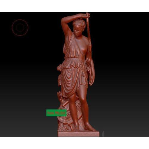 New model 3D model for cnc or 3D printers in STL file format Women soldier