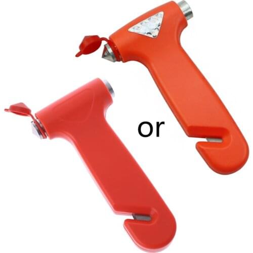 New Car Emergency Safety Gear Break Window Glass Hammer Belt Rope Cutter Tool