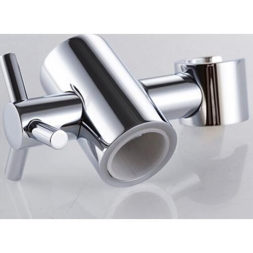 New Zinc Alloy Replacement Hand Held Shower Bracket For Slider Height Angle Adjustable Sprayer Holder On Slide Bar