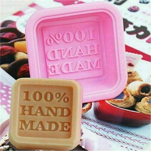 New Rectangle Soap Mold Silicone Mould Fondant Baking Tray Homemade DIY Making