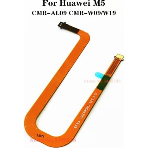 Original Fingerprint Connection Cable For Huawei M5 CMR-AL09 CMR-W09 CMR-W19 Fingerprint Home Button Extension Line Flex Cable