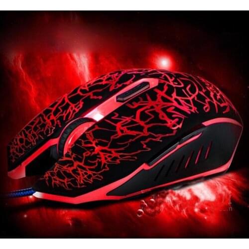 Professional USB Wired Gaming Computer Mouse 4000 DPI Optical LED Lighting Mouse Gamer For Computer Mouse Hot Sale New