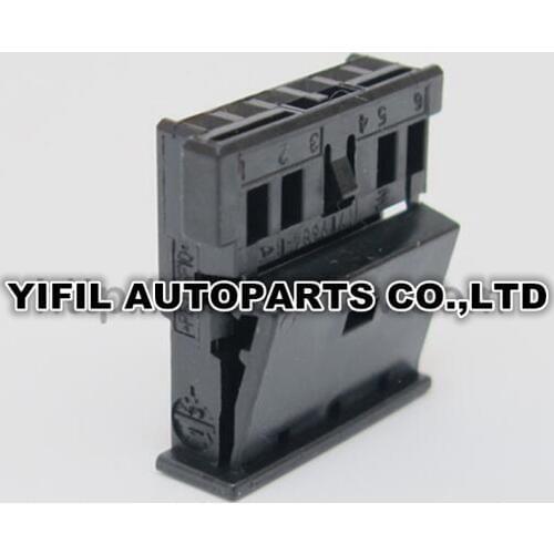 2/4/10/20/50/100pcs/lot 6 Pin/Way Sunroof Anti-theft Horn Switch Plug Connector Socket With Terminal For VW AUDI 4B0 971 978B