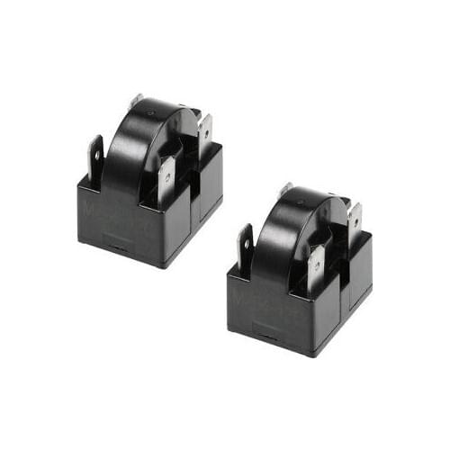 2 Pcs 12 Ohm 4 Pin Refrigerator PTC Starter Relay