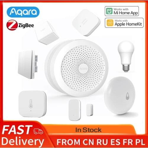 Xiaomi Aqara Smart Home Kits Gateway Hub M1S Camera Wall Switch Lamp Door Motion Temperature Sensor Relay Mihome Remote Control