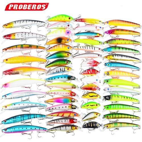 Mixed Good Quality Fishing Lure Models Minnow Crankbait Bass Bait Artificial Fake Fish Baits Wobbler Fishing Tackle