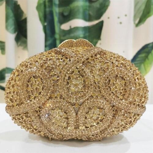Rhinestone Clutch Party Bag Women The peacock Wedding Bag Party Bag Party bag Crystal jaw-dropping color handbag