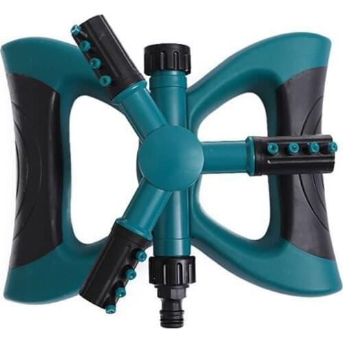 Garden Lawn Sprinkler Automatic 360 Degree Rotating Watering Device With 12 Spray Nozzles For Yard Garden Adjustable Angle Hot