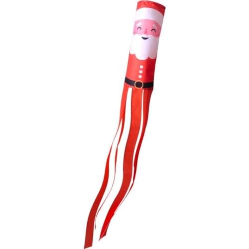 Outdoor Wind Windsock Flag Christmas Santa Claus Theme Wind Hanging Flag Decoration Wind Direction Measurement