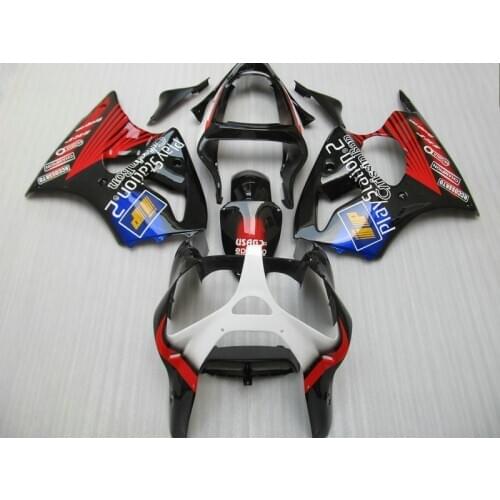 High quality fairings set for Kawasaki injection mold Fairing kit ZX 6R 2000 2001 2002 red black bodykits ZX6R 00 01 02 AA57
