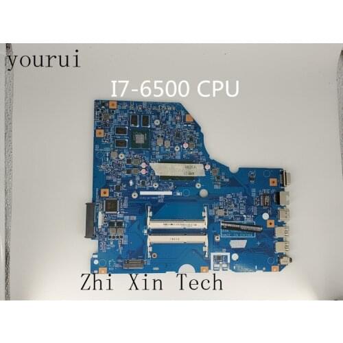 Yourui NB.VBQ11.004 NBVBQ11004 448.05802.001M For Acer Aspire E5-772 E5-772G Laptop Motherboard With i7-6500u CPU Test work