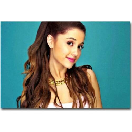 056 ARIANA GRANDE Hot USA Music Singer Wall Silk Cloth Poster Art Decoration Gift