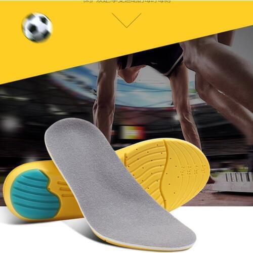 1Pair Outdoor Orthotic Mountaineering Reusable Sports Can Be Cut Memory Foam Breathable Shoe Pad Insoles Deodorize Foot Care