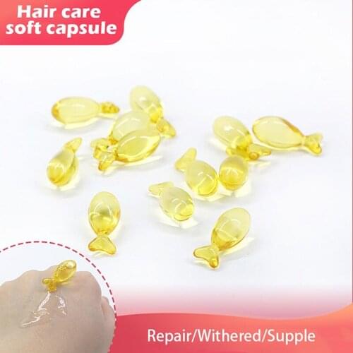 10Pcs Hair Vitamin Capsule Pro Keratin Complex Oil Smooth Silky Hair Serum Moroccan Oil Anti Hair Loss Hair Mask Repair Damaged