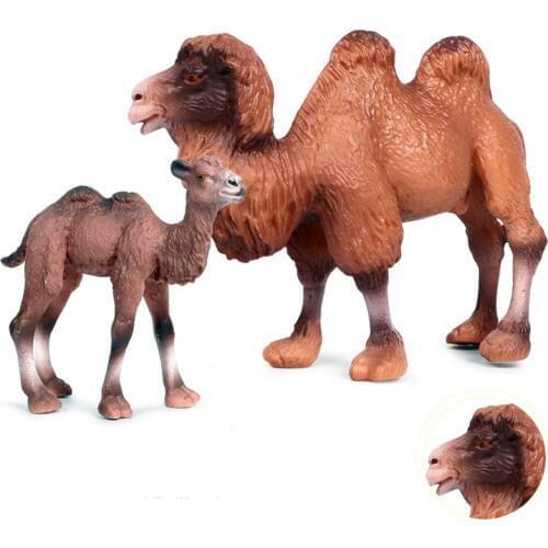 6 Kinds Solid Simulation Camel Animal Figure Collectible Toys Wild Animal Action Figures Kids Plastic Cement Toys