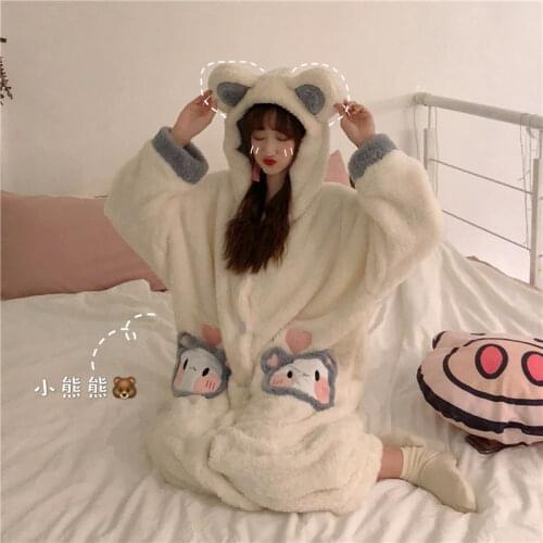 AUSO Womens Plush Pajamas