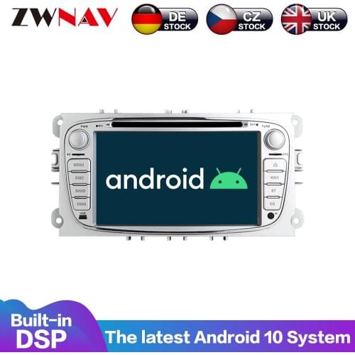Android 10.0 4G+64GB Car Multimedia player GPS Auto radio For FORD Focus/Mondeo/S-MAX/C-MAX/Galaxy car Stereo Radio headunit DSP