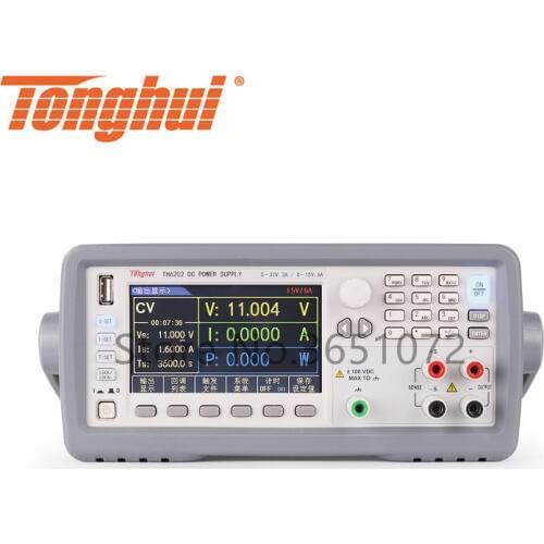 TH6202 Power Source Double Range Programmable DC Power Supply, F1:32V/3A/96W, F2:15V/6A/90W
