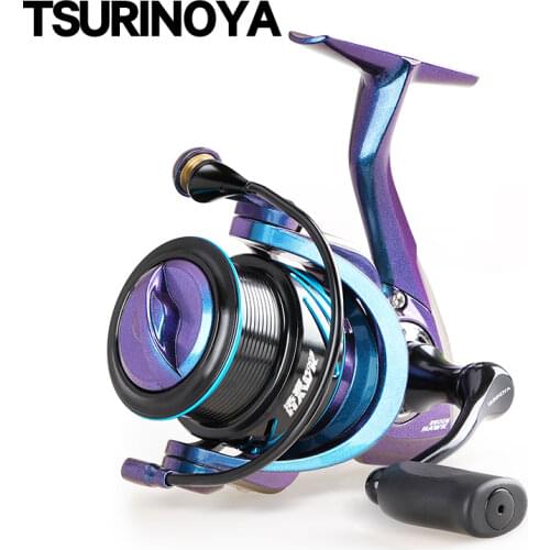 TSURINOYA HAWK 2000S 2500S 3000S Shallow Spool Long Casting Spinning Reel 5.2:1 7kg Max Power Profession Fishing Reel Pike Bass