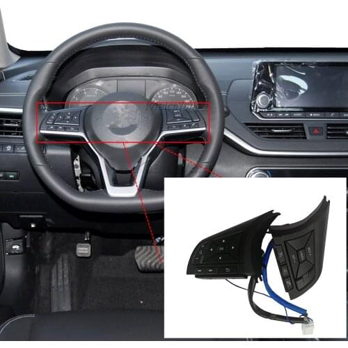 Cruise Control Volume Button For Nissan Qashqai Note 2017 J11ZGL Serena C27 2018-2019 Car Styling Steering Wheel Control Switch