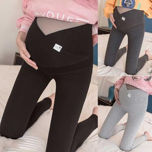 Women Pregnant Gravida Loose Plus High Waist Leggings Stretchy Pencil Pants Trousers Belly Legging pantalon maternité @47