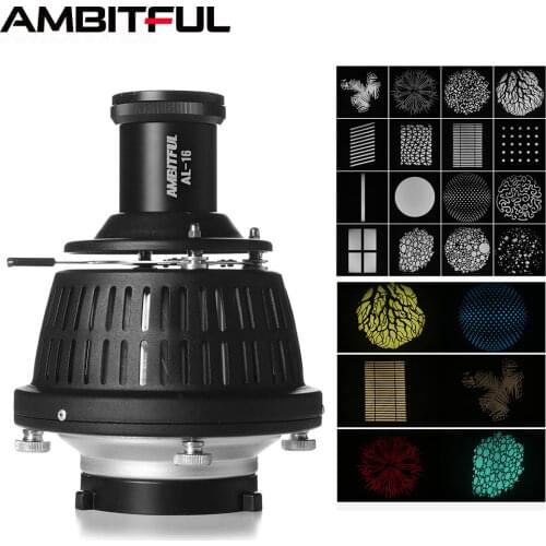 Focalize Conical Snoot Photo Optical Condenser Art Special Effects Shaped Beam Light Cylinder with Shape and Color Gel Filters