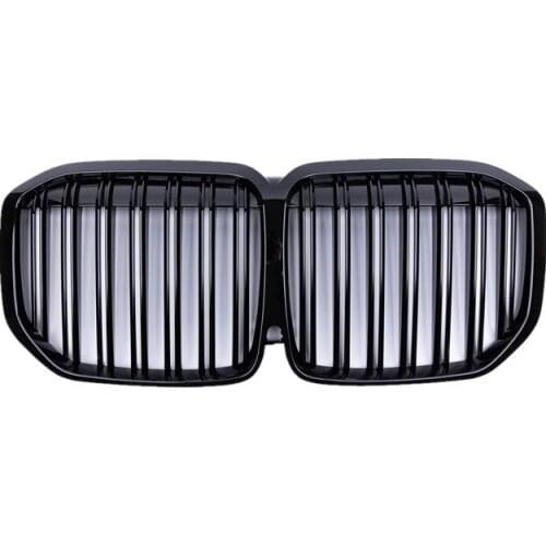 Car Front Grille Bumper Center Grill Racing Grill Kidney Mesh M Power Performance Accessories For BMW X7 G07 X7M 2018-2021