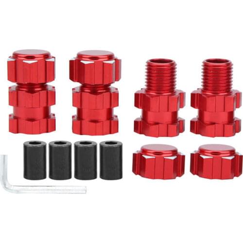 17mm Hex Adapter Nuts Splined Wheel Hubs Extension Combiner Fit for Traxxas MAXX 1/10 RC Car