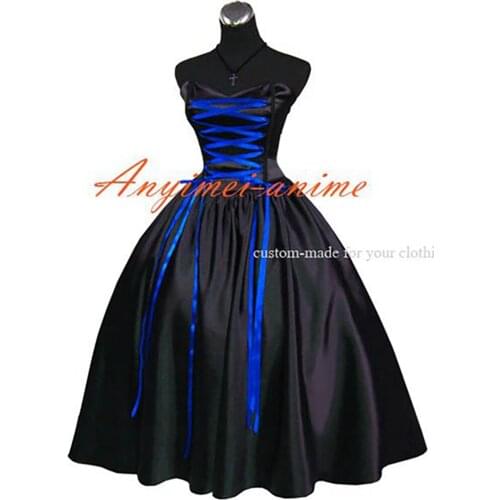 Medieval Gown Gothic Lolita Punk Ball Gown Dress Cosplay Costume Custom-made[G487]
