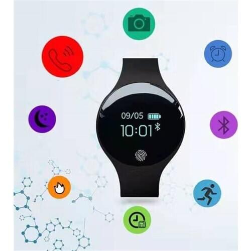 Bluetooth Smart Teen Alarm Clock Watch Supports Health Monitoring,Information Push,Motion Tracking,Sleep Analysis,Step Counting