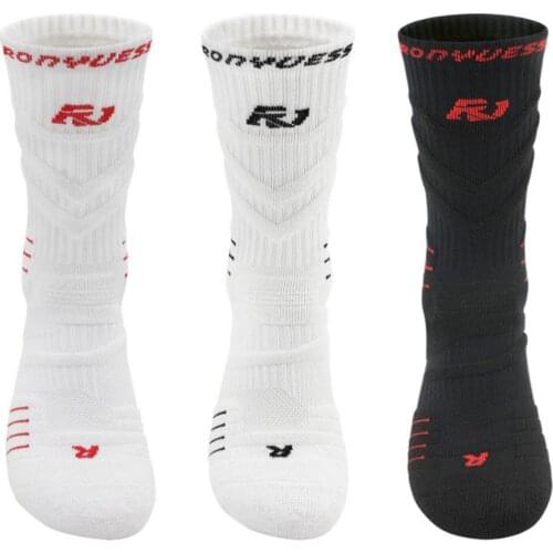 1 Pair Of Basketball Socks Thick Compression Sports Socks Long Stockings For Men Women Marathon Jogging Cycling Football