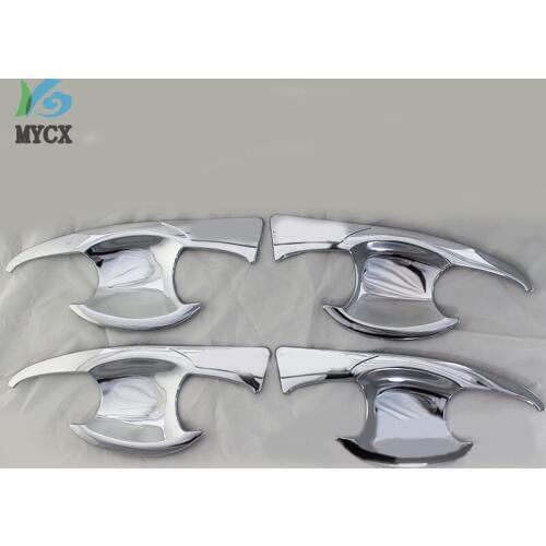 2016-2019 For Toyota Innova Accessories Door Handle Insert Bowl For Toyota Innova Car Styling Accessory Decorative Parts 4pcs