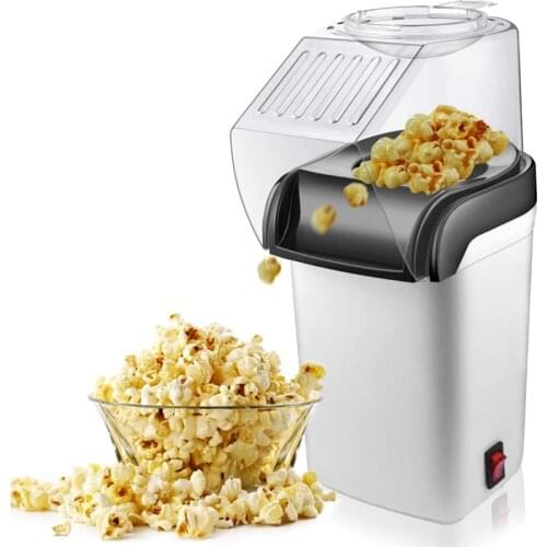 Air Popcorn Popper Maker, Electric Hot Air Popcorn Machine-1200W, Oil-Free machine a corn