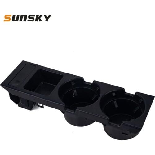 Car Water Cup Holder Storage Box Set for BMW 3 Series E46 51168217953 / 51168217957