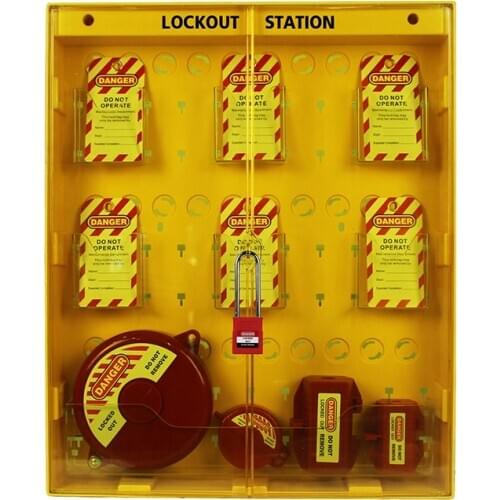 Large One Piece Design PC Combined Lockout Station Kit