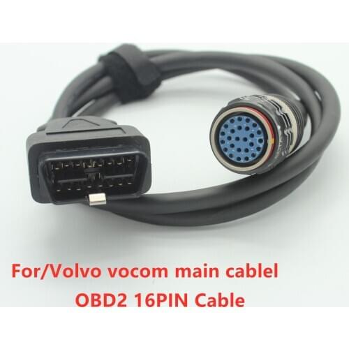 Truck OBD2 16Pin Main Diagnostic Cable for 88890304 Interface Main Test Cable for Vocom 88890304 OBD-II Cable Vocom 26PIN