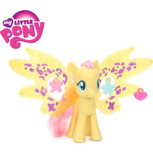 My Little Pony Toys Cutie Mark Magic Friendship Charm Wings Fluttershy Honey Rays Action Figures Collectible Model