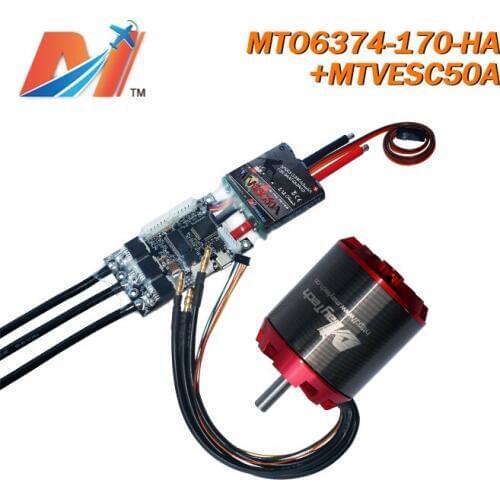 Maytech mtvesc50a SuperEsc based on vesc and 6374 170kv e bike brushless motor for longboard electric kit(2PCS 10% off)