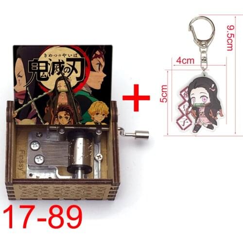 Demon Slayer Kimetsu No Yaiba Kamado Nezuko gurenge music theme Wood Music Box cosplay fans friends Christmas Gift new year gift