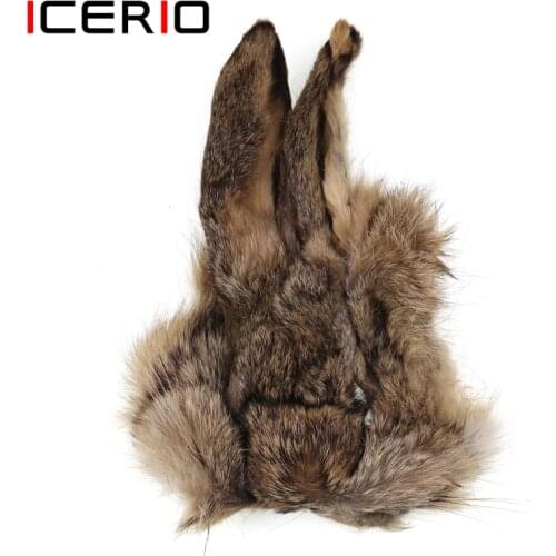 ICERIO Natural Hares Mask Fishing Fly Tying Material Nymph Caddis Dry Wet Flies Hook Dubbing Fibers Lure Baits