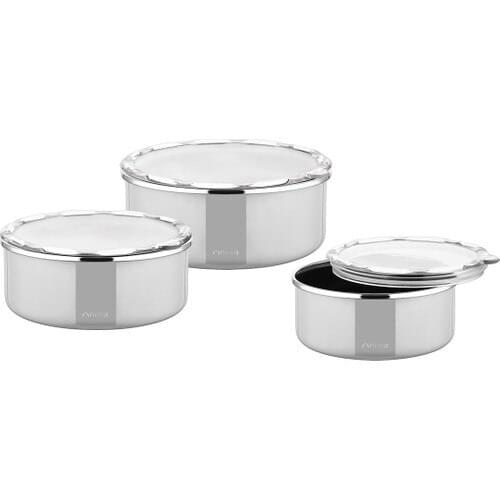 Neva N3076 Sweet Lilies 3 Pcs Plus Enamel Storage Bowl